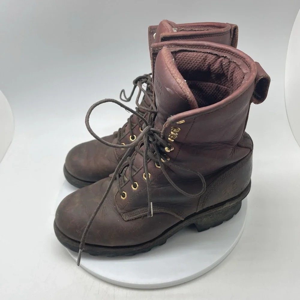 Chippewa Boots Mens 8 M SportIlity Insulated Loggers 73026 Oxblood Work Shoes